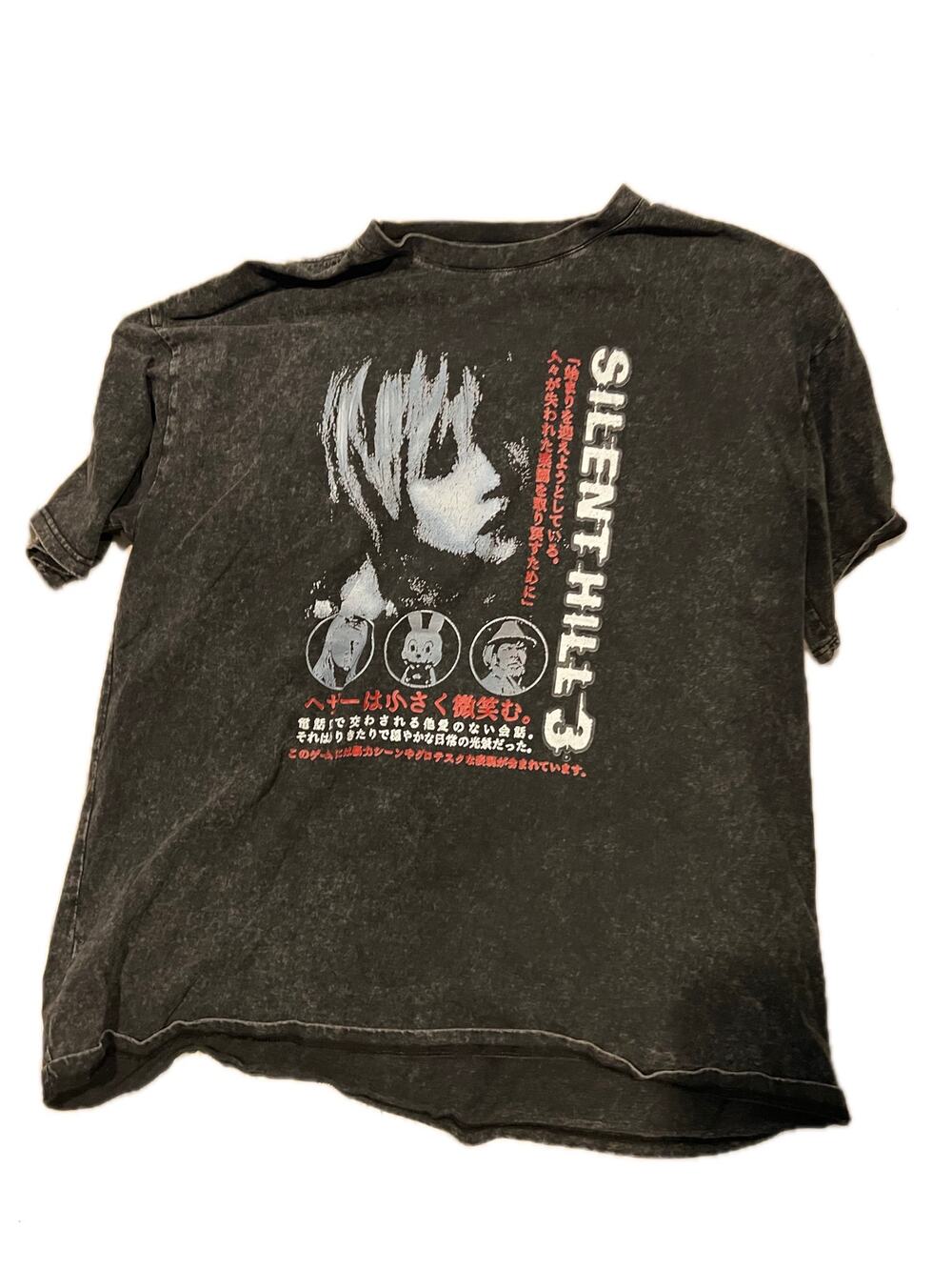 High Street Silent Hill Game 3 Black T-Shirt Mens XL